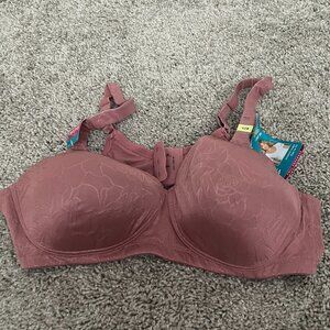Vanity Fair Bra Malibu Mauve 42B 38D NWT